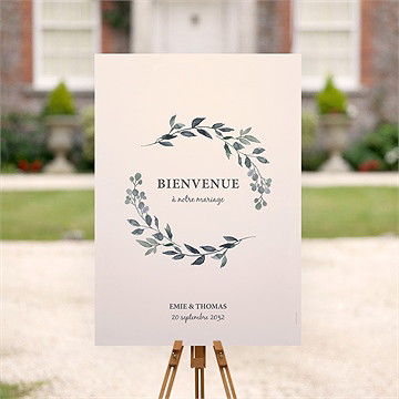 Panneau bienvenue bel eclat - Mise en situation