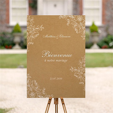 Panneau bienvenue belle découverte