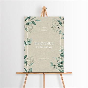 Panneau bienvenue intimité - Mise en situation