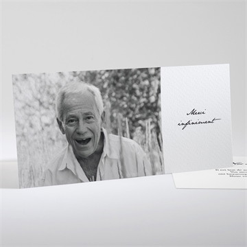 Remerciement décès citation eternelle paysage