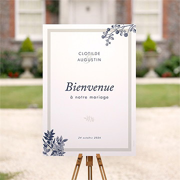 Panneau bienvenue esperluette - Mise en situation