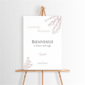 Panneau bienvenue sous le saule