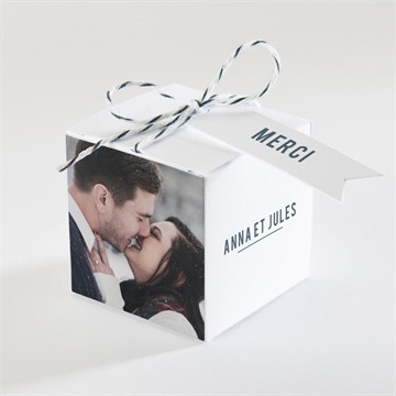 Boîte de dragées mariage integral