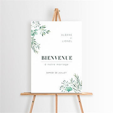 Panneau bienvenue let love grow !