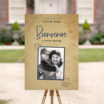 Panneau bienvenue notre télégramme