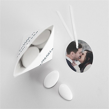 Boîte de dragées mariage integral étui - Mise en situation