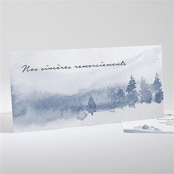 Remerciement décès a jamais paysage