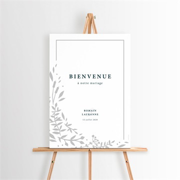 Panneau bienvenue en relief