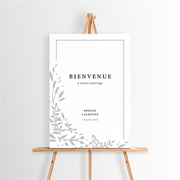 Panneau bienvenue en relief