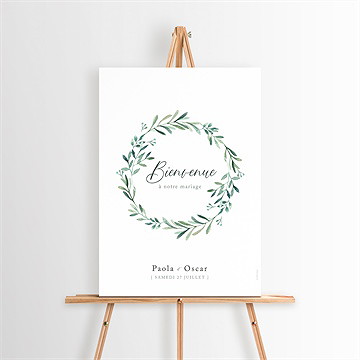 Panneau bienvenue semer notre amour - Mise en situation