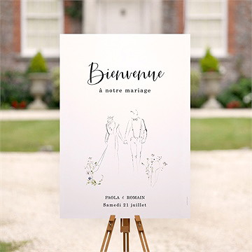 Panneau bienvenue complicité - Mise en situation