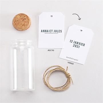 Mignonette mariage integral etiquette - Vue d'ensemble