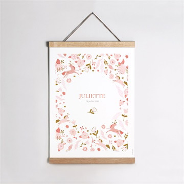Affiche naissance licornes