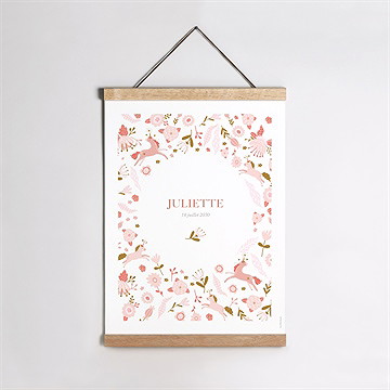 Affiche naissance licornes