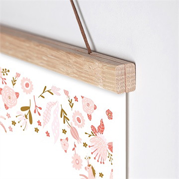 Affiche naissance licornes - Détail de l'affiche