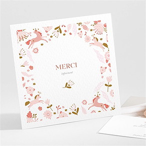 Remerciement naissance licornes