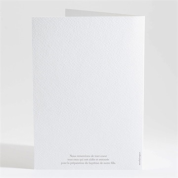 Livret de messe baptême la jungle - Dos du livret