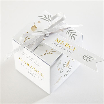 Boîte de dragées communion en vérité - Dessus de la boîte