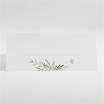 Marque-place baptême la jungle - Dos du marque-place