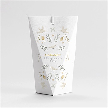 Boîte de dragées communion en vérité étui - Dos de la boîte