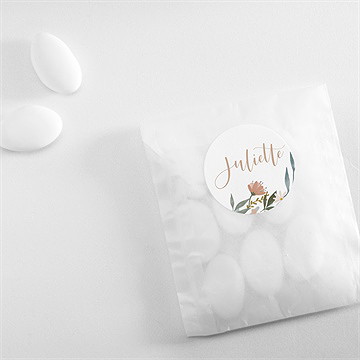 Sticker baptême la jungle - Mise en situation