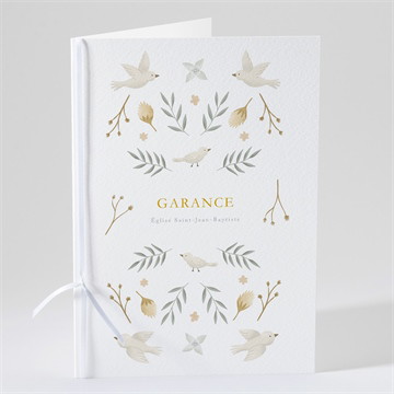 Livret de messe communion en vérité gaufrage