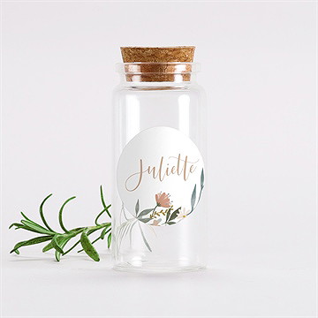 Mignonette baptême jungle sticker