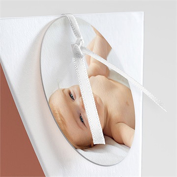 Boîte de dragées baptême florilège étui - Détail de la boîte