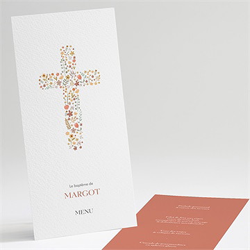 Menu baptême florilège