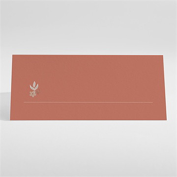 Marque-place baptême florilège - Dos du marque-place