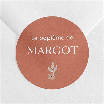 Sticker baptême florilège