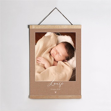 Affiche naissance paisible