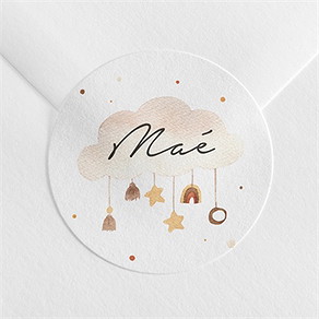Sticker naissance mon nuage