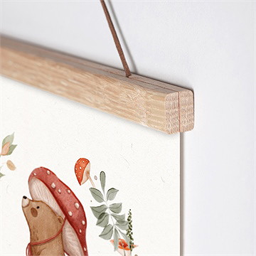 Affiche naissance forêt - Détail de l'affiche