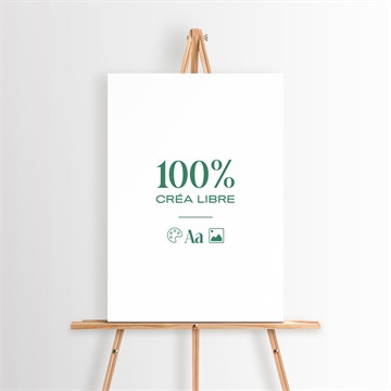 Plan de table mariage création vierge pliée