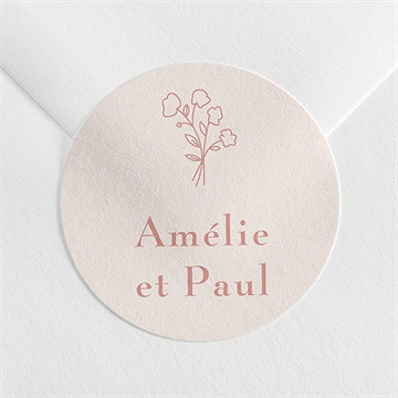 Sticker mariage tendre capsule