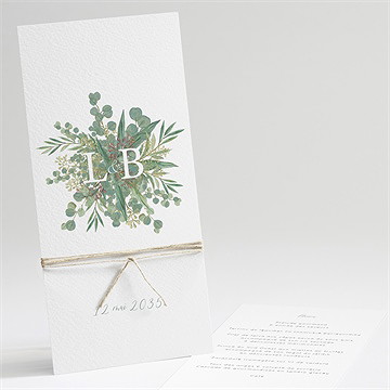 Menu mariage notre evidence