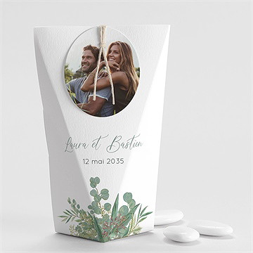 Boîte de dragées mariage notre evidence étui