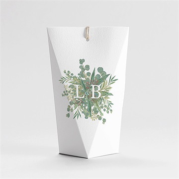 Boîte de dragées mariage notre evidence étui - Dos de la boîte