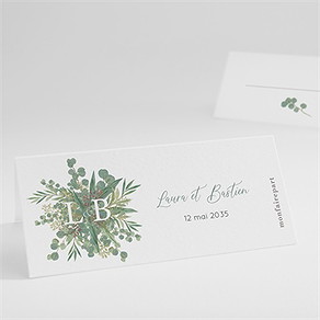 Marque-place mariage notre evidence