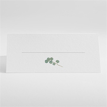 Marque-place mariage notre evidence - Dos du marque-place