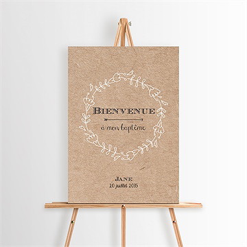 Panneau bienvenue belle histoire sacrée
