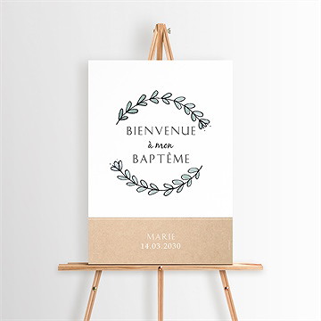 Panneau bienvenue petit programme - Mise en situation