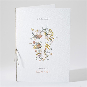 Livret de messe baptême tout en joie