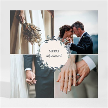 Remerciement mariage bel eclat magnet