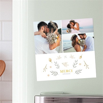 Carte magnet - carré