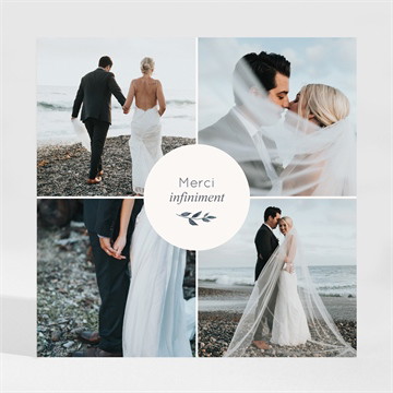 Remerciement mariage rien que nous magnet