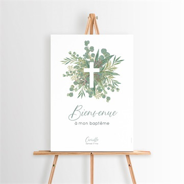 Panneau bienvenue grâce argent