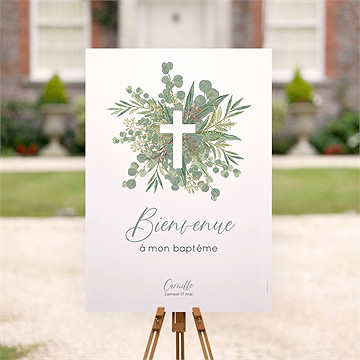 Panneau bienvenue grâce - Mise en situation