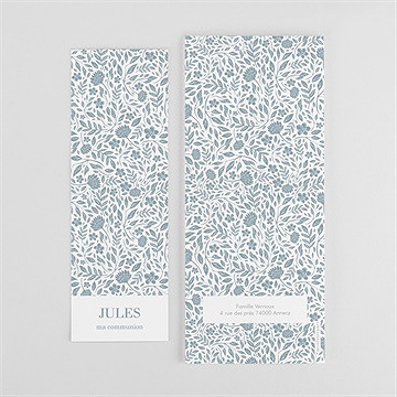 Faire-part communion transcendance - Dos du faire-part